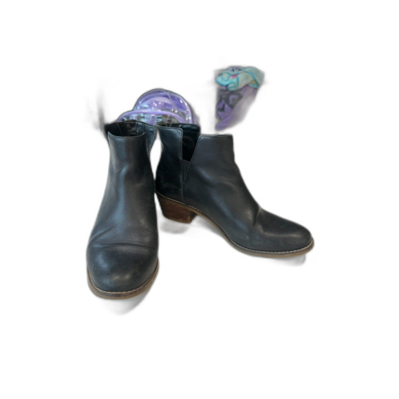 Cole Haan Abbot Black Leather Booties Size 8.5 - Picture 4 of 10